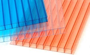 Поликарбонат сотовый 8 мм цветной 2R 2,1x6 (1,5кг)